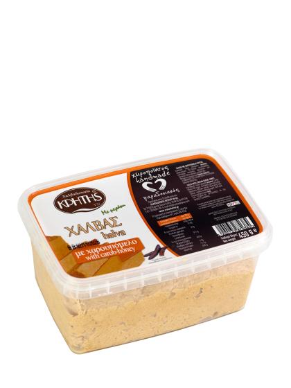 Kreeka käsitööhalvaa kaarobi (jaanikauna) meega 450 g