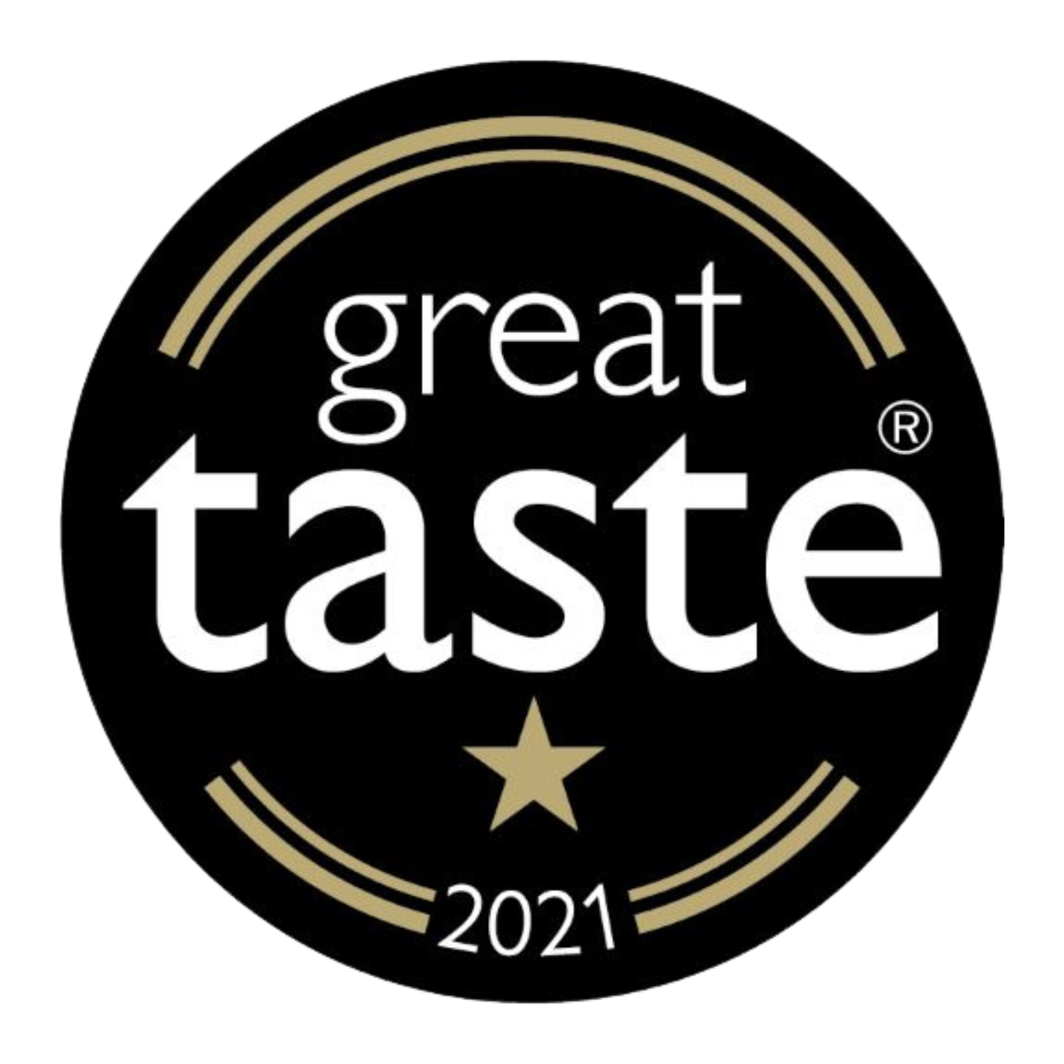 Great Taste 2021 toidukonkursi must ühe tähega tunnustusikoon